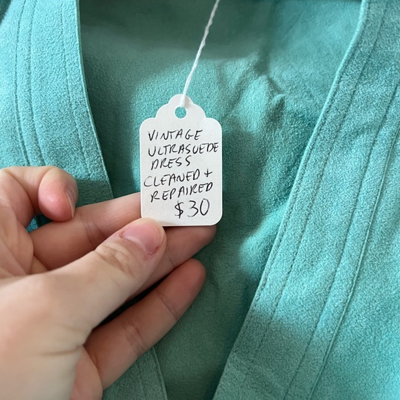 Vintage Suede Dress - Picture 2 of 3